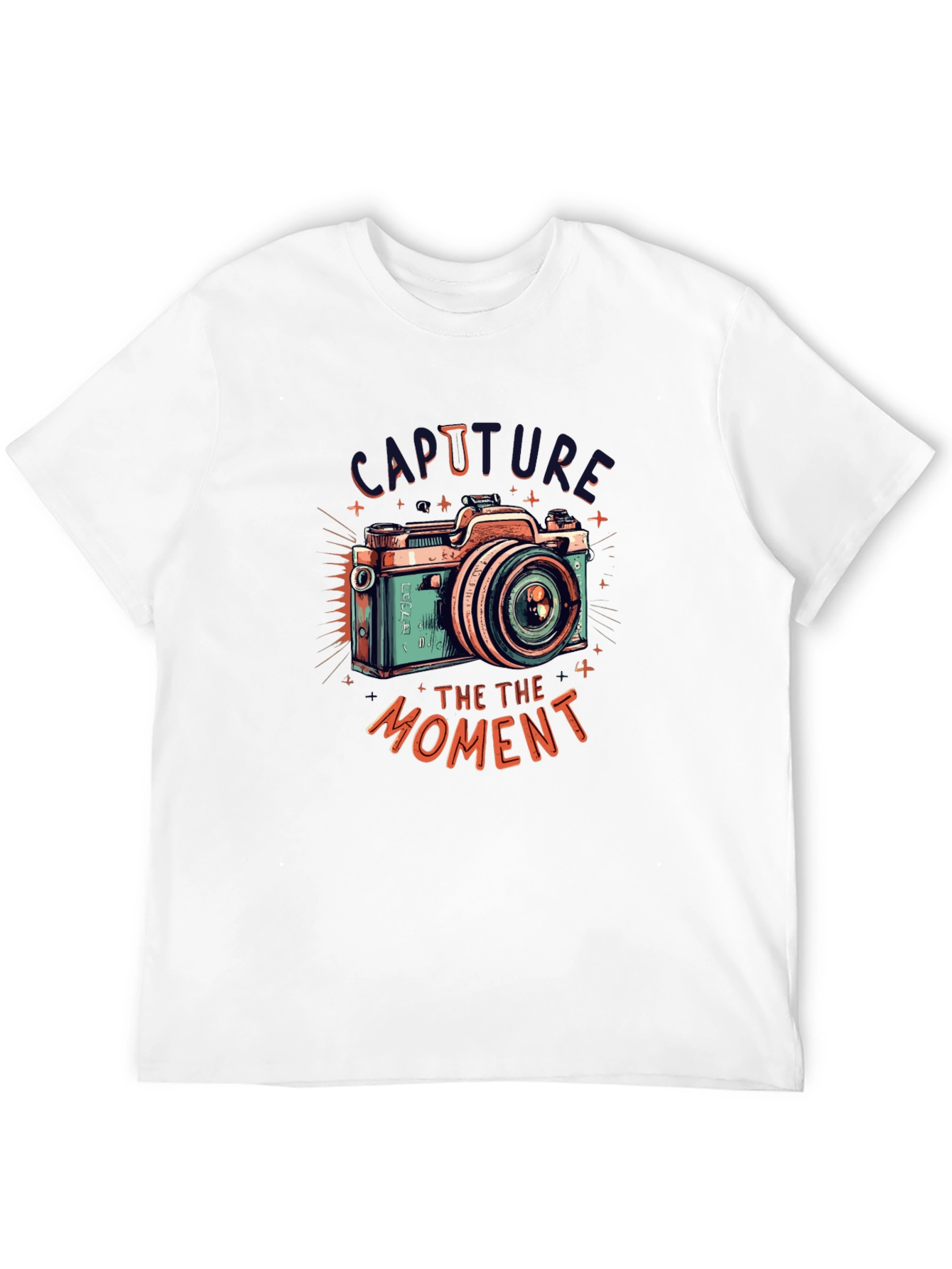 Retro Camera Graphic Tee - Capture the Moment