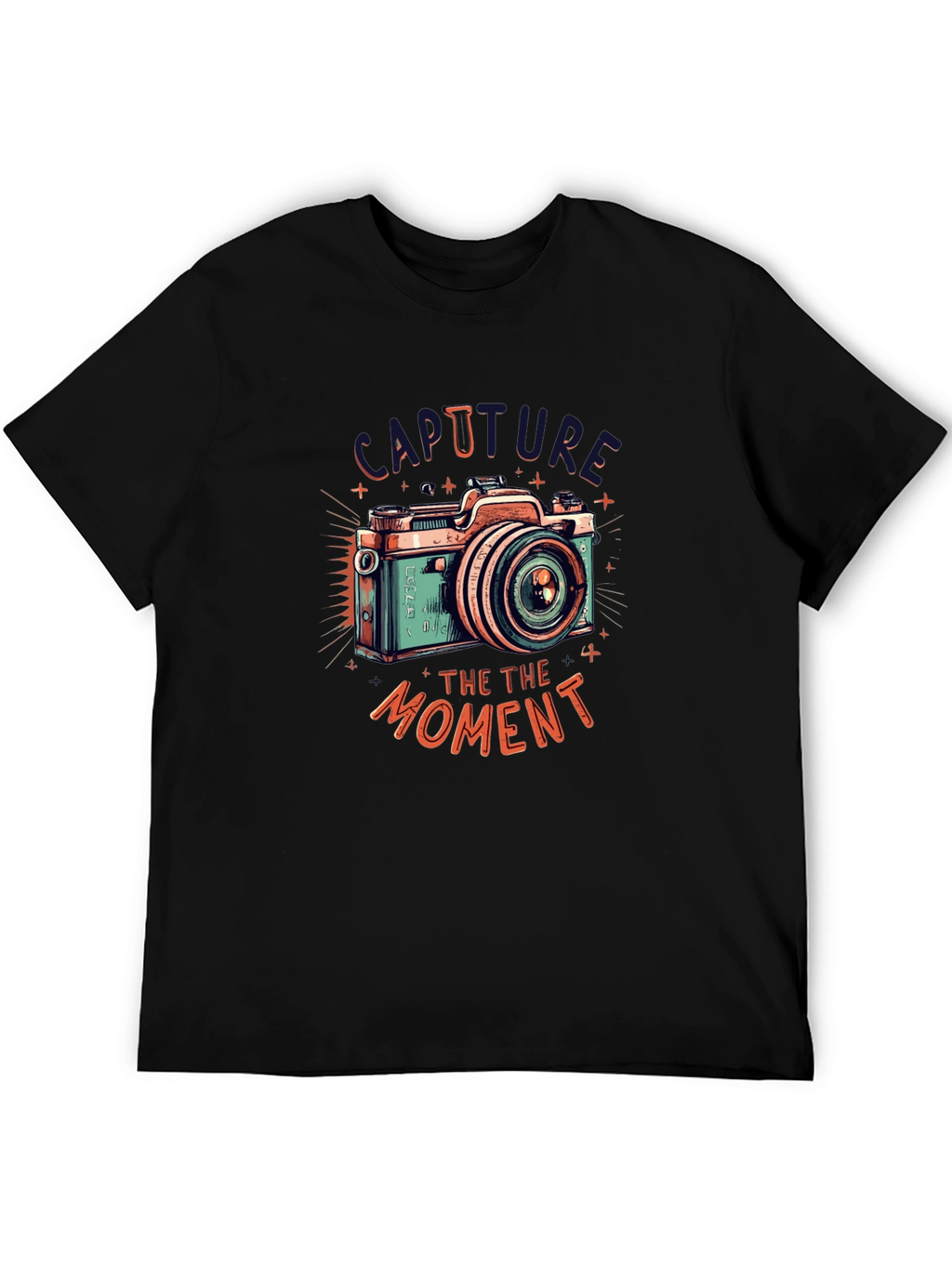Retro Camera Graphic Tee - Capture the Moment