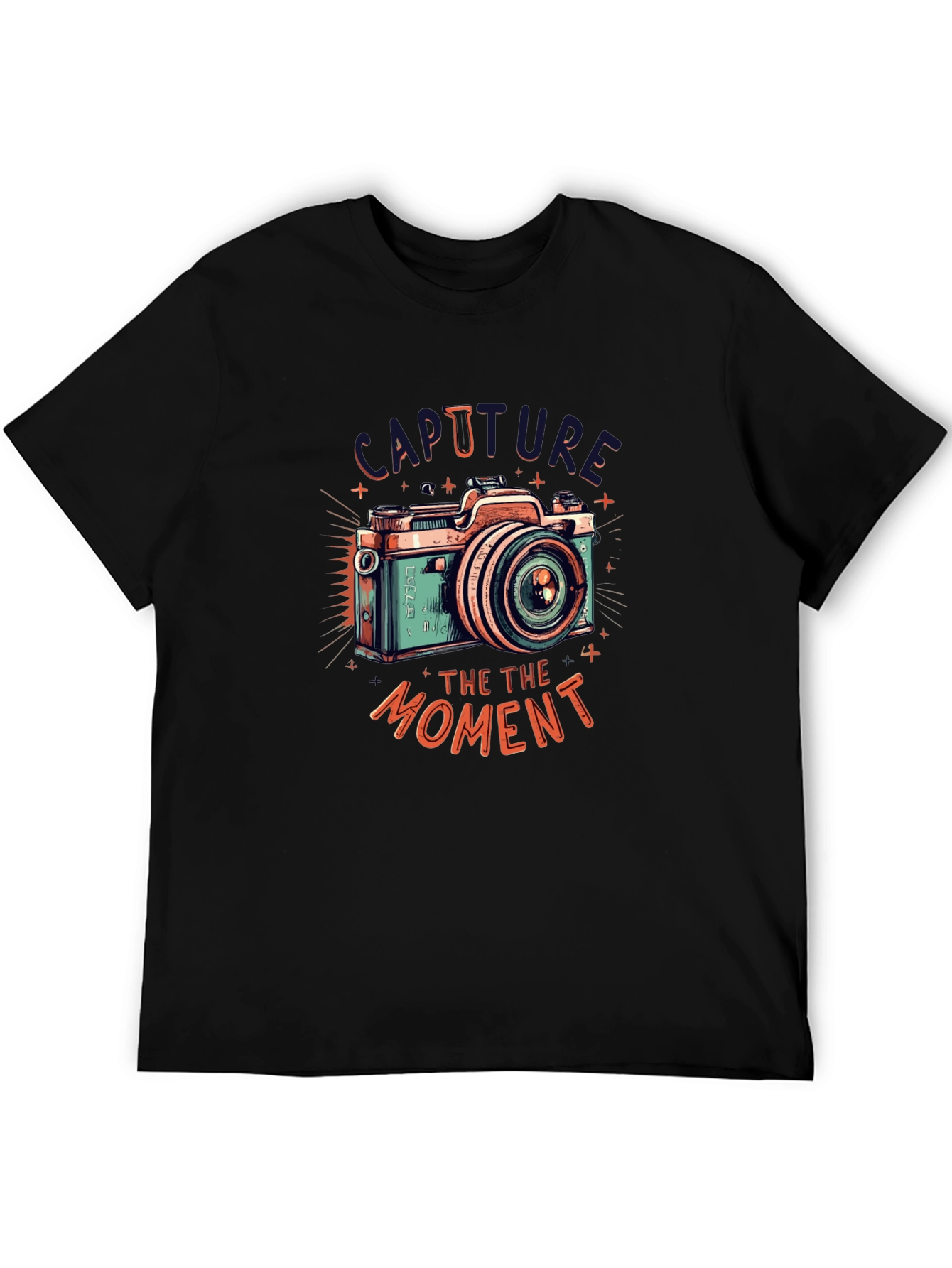 Retro Camera Graphic Tee - Capture the Moment