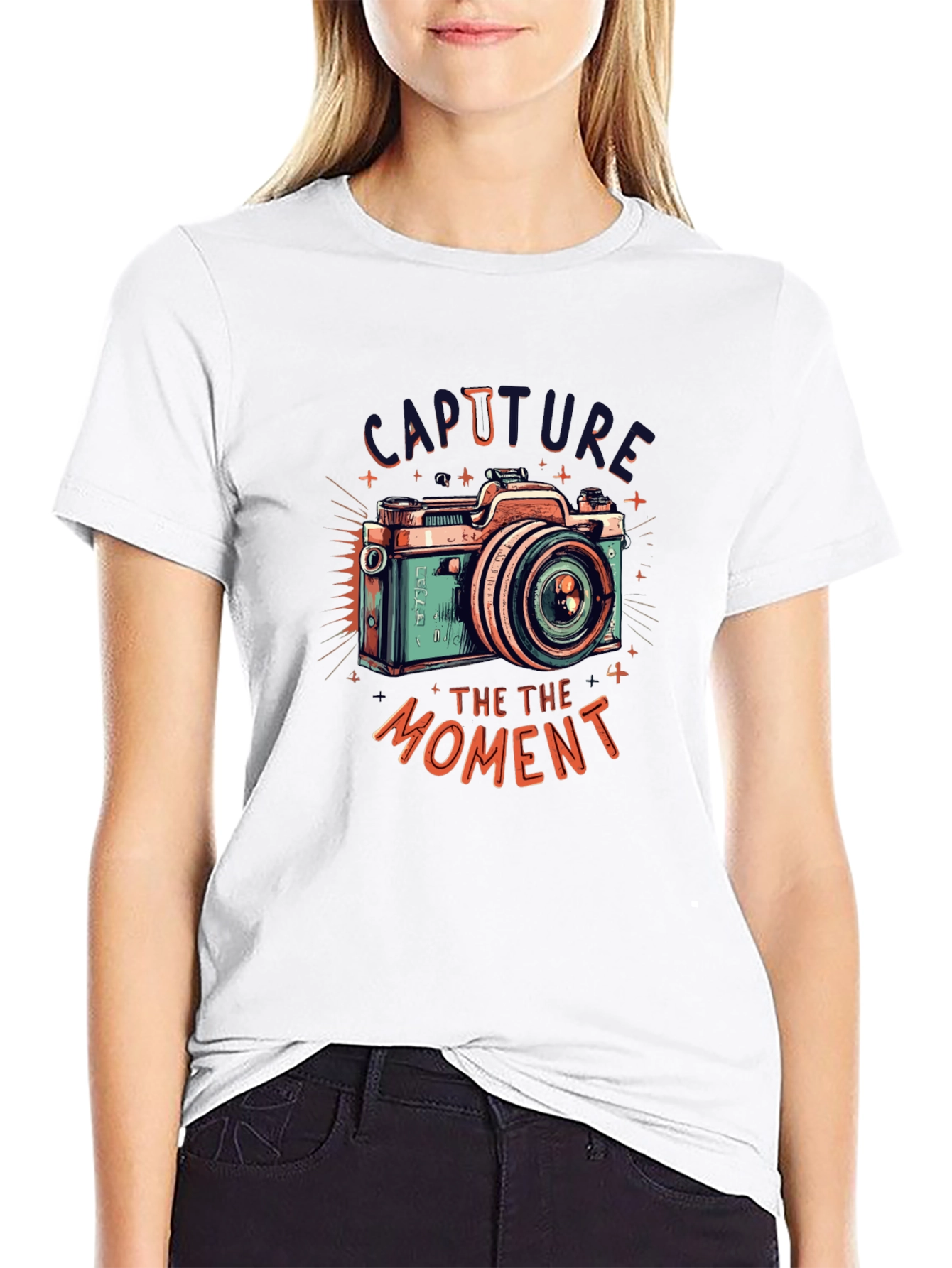 Retro Camera Graphic Tee - Capture the Moment