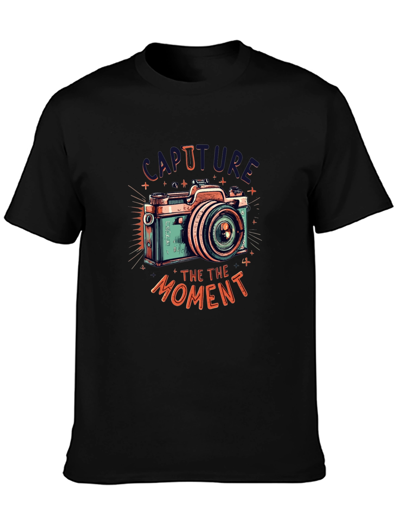 Retro Camera Graphic Tee - Capture the Moment