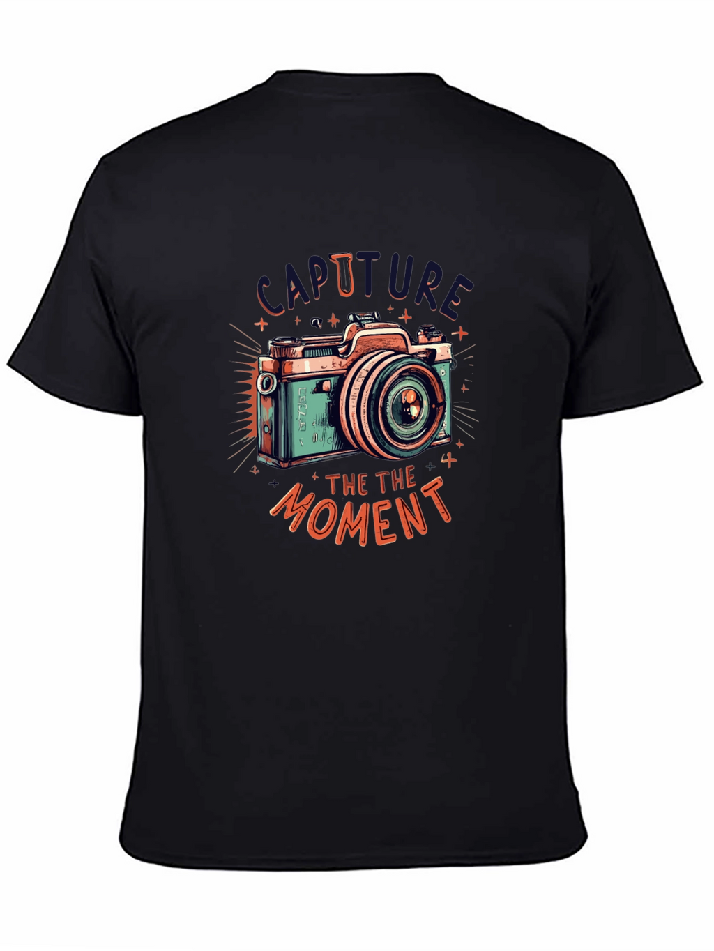Retro Camera Graphic Tee - Capture the Moment