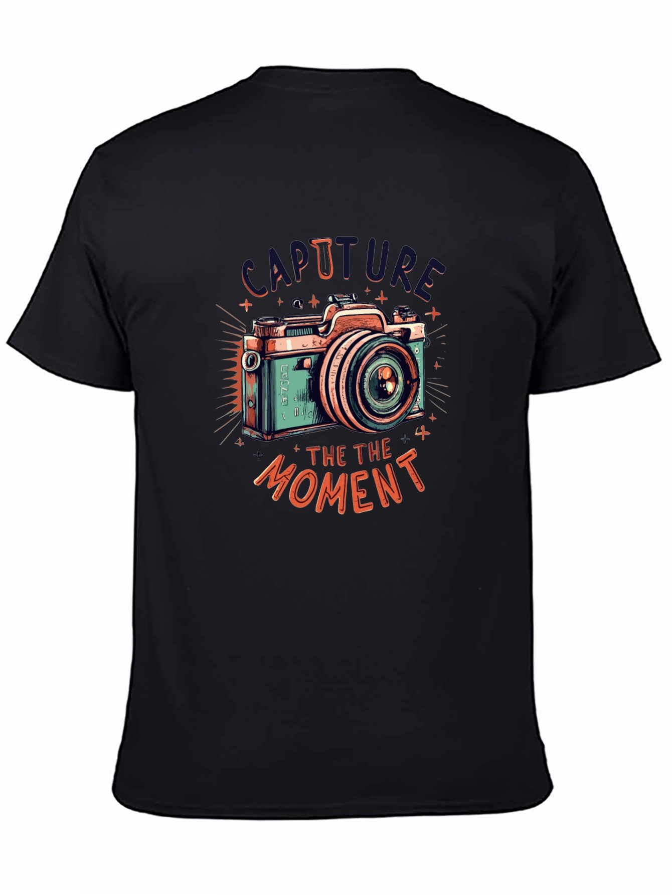 Retro Camera Graphic Tee - Capture the Moment