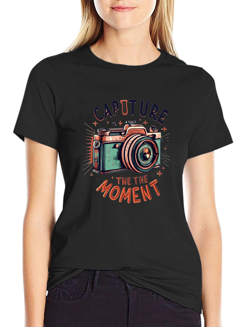 Retro Camera Graphic Tee - Capture the Moment