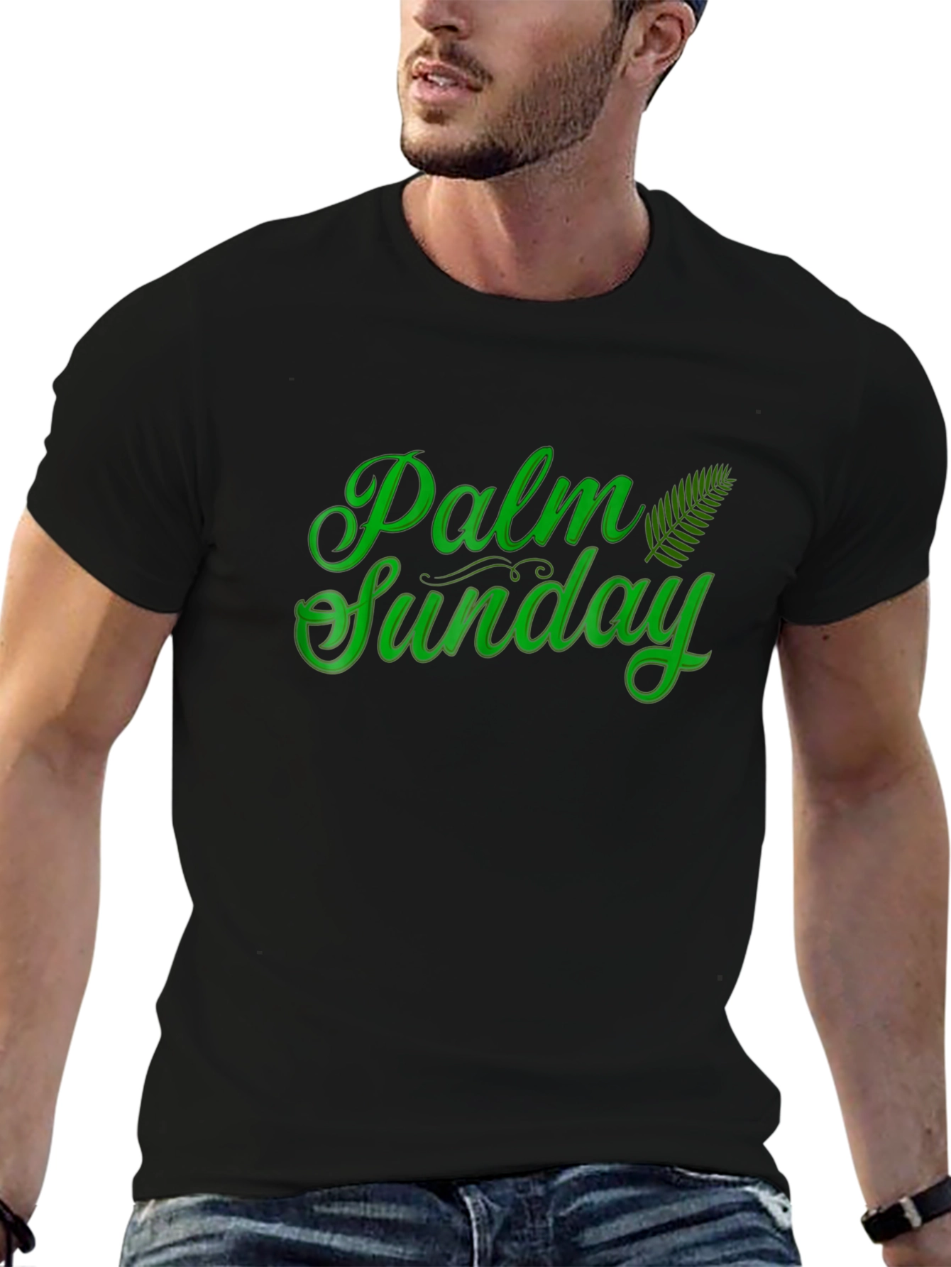 Palm Sunday Black T-Shirt