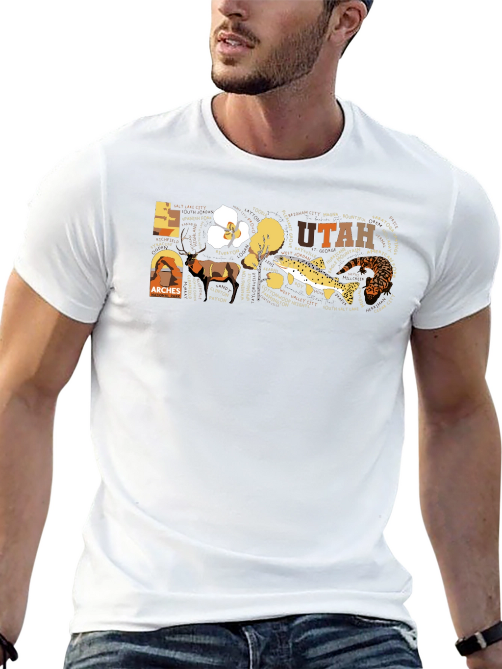 Utah State Pride Graphic Tee
