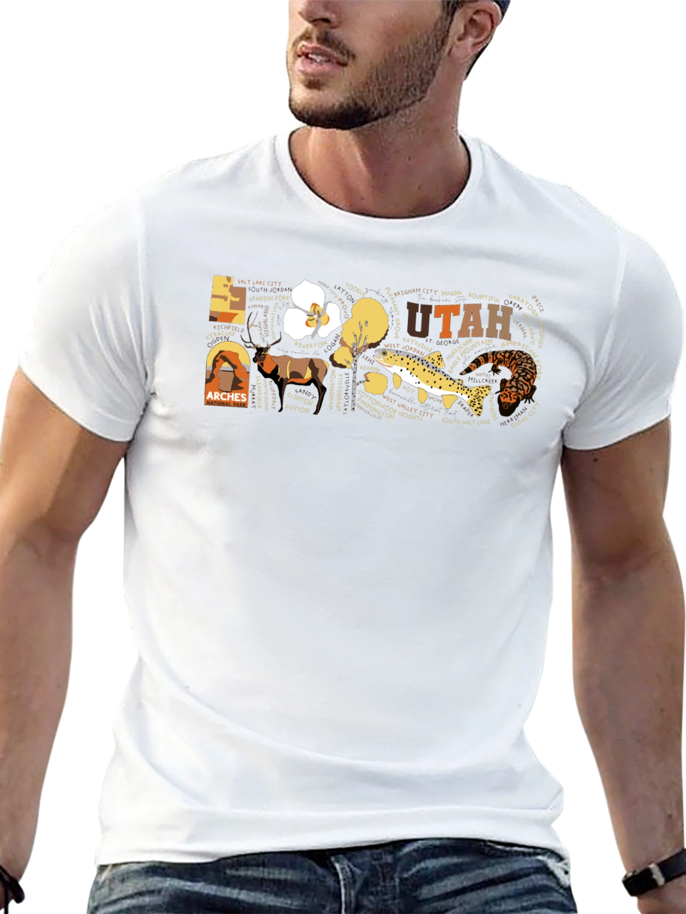 Utah State Pride Graphic Tee