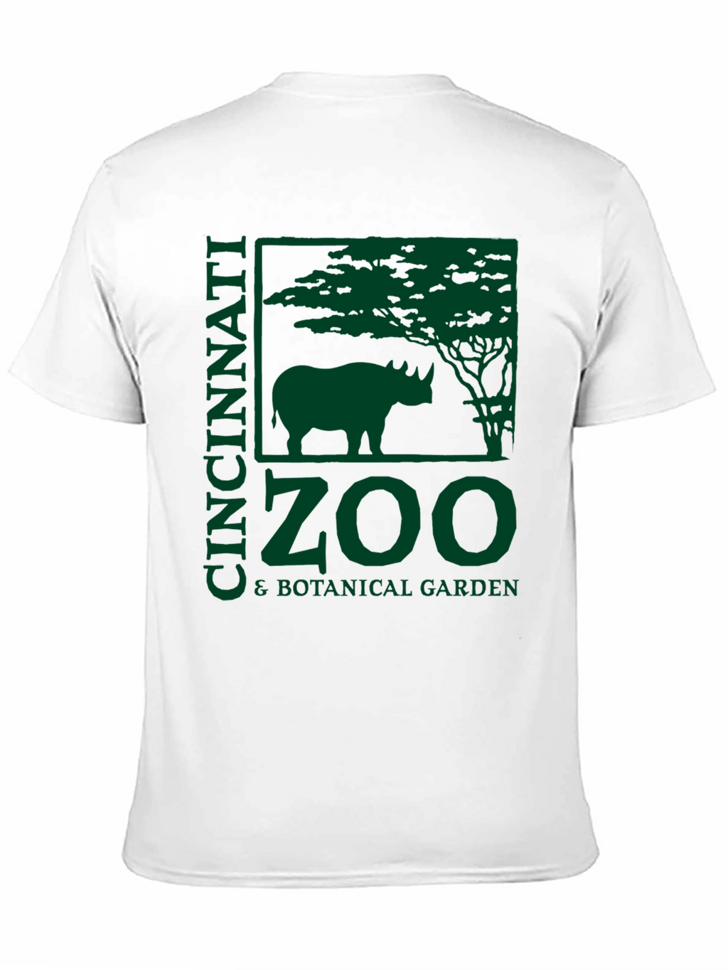 Cincinnati Zoo T-Shirt - Rhino & Botanical Garden Design