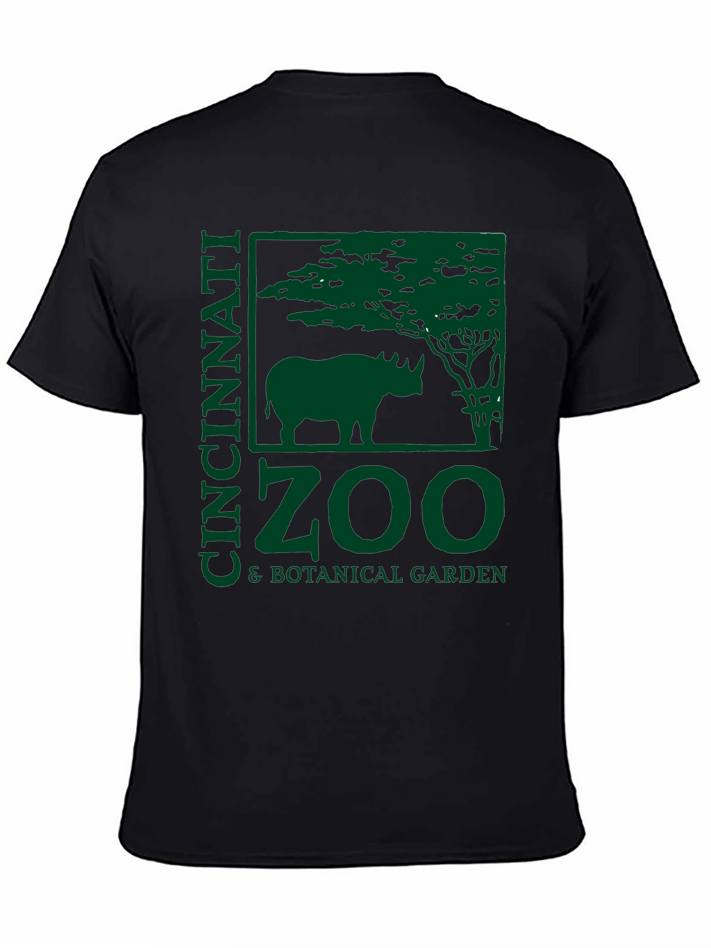 Cincinnati Zoo T-Shirt - Rhino & Botanical Garden Design
