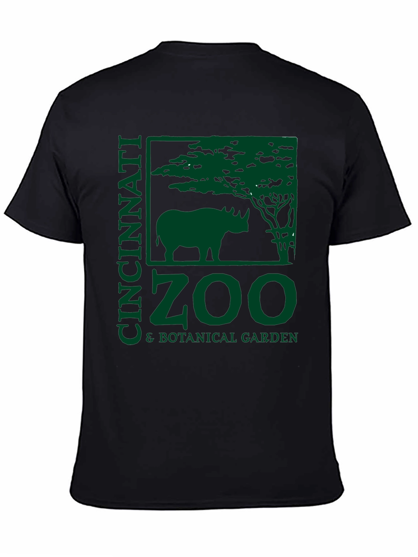 Cincinnati Zoo T-Shirt - Rhino & Botanical Garden Design