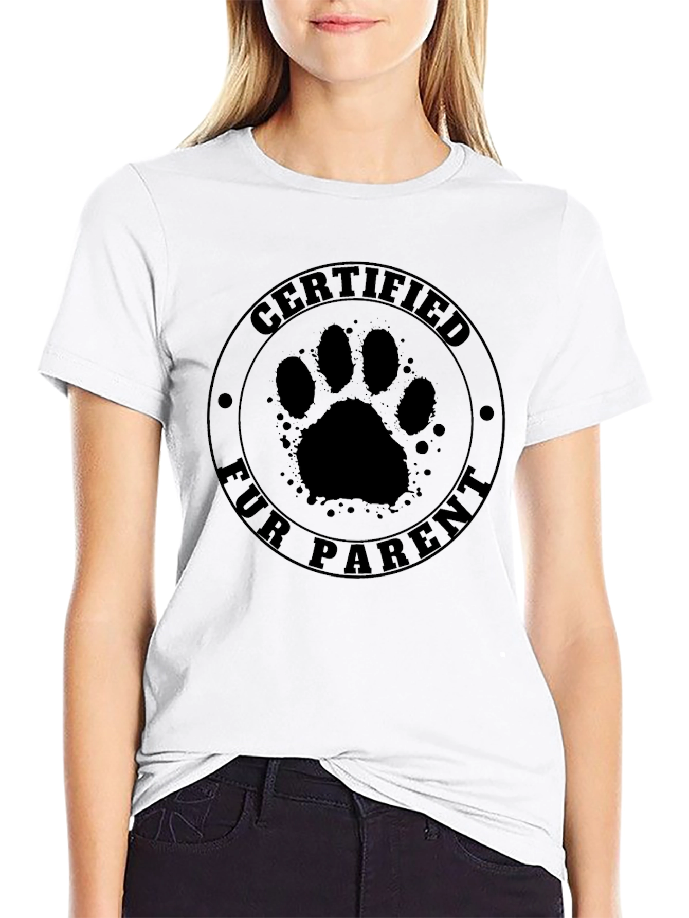 Certified Fur Parent T-Shirt - Pet Lover Gift