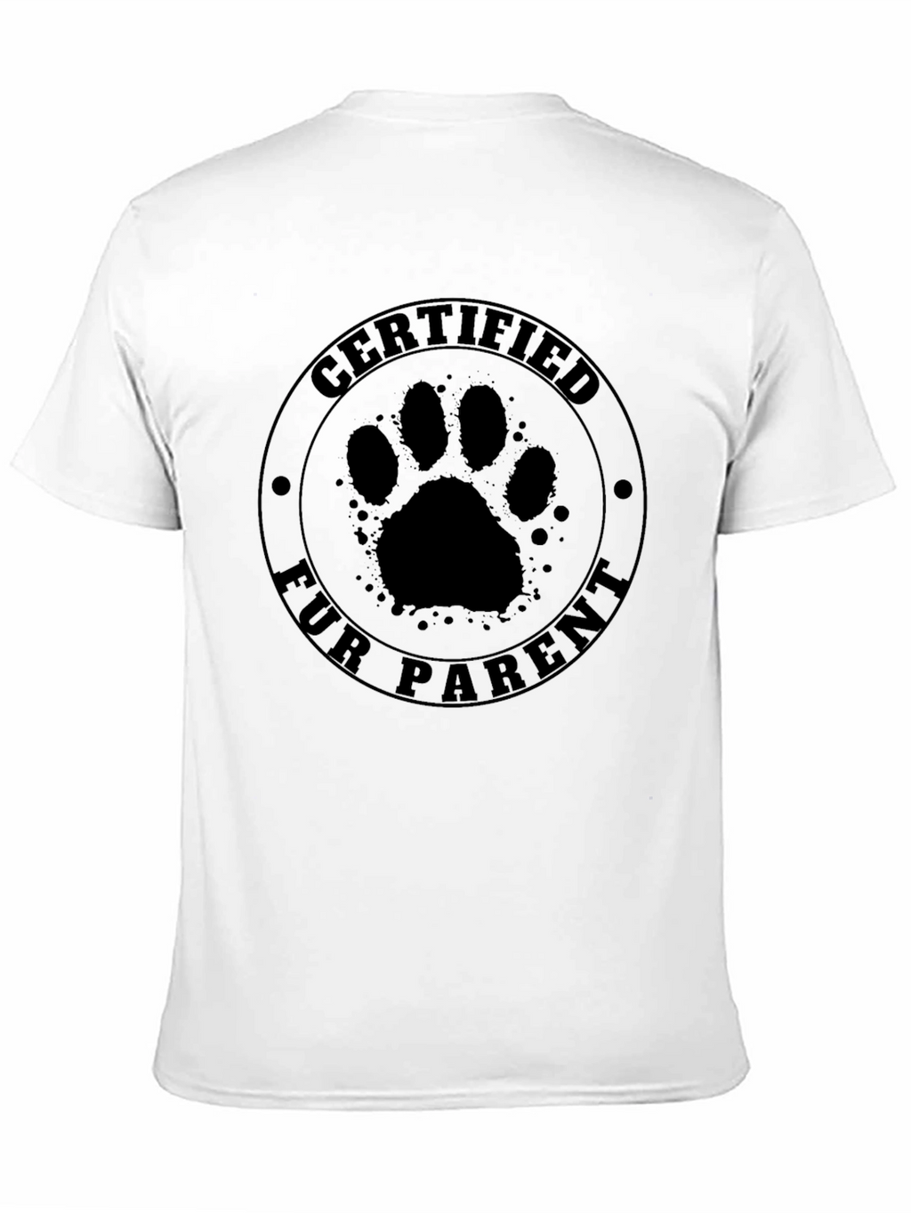 Certified Fur Parent T-Shirt - Pet Lover Gift