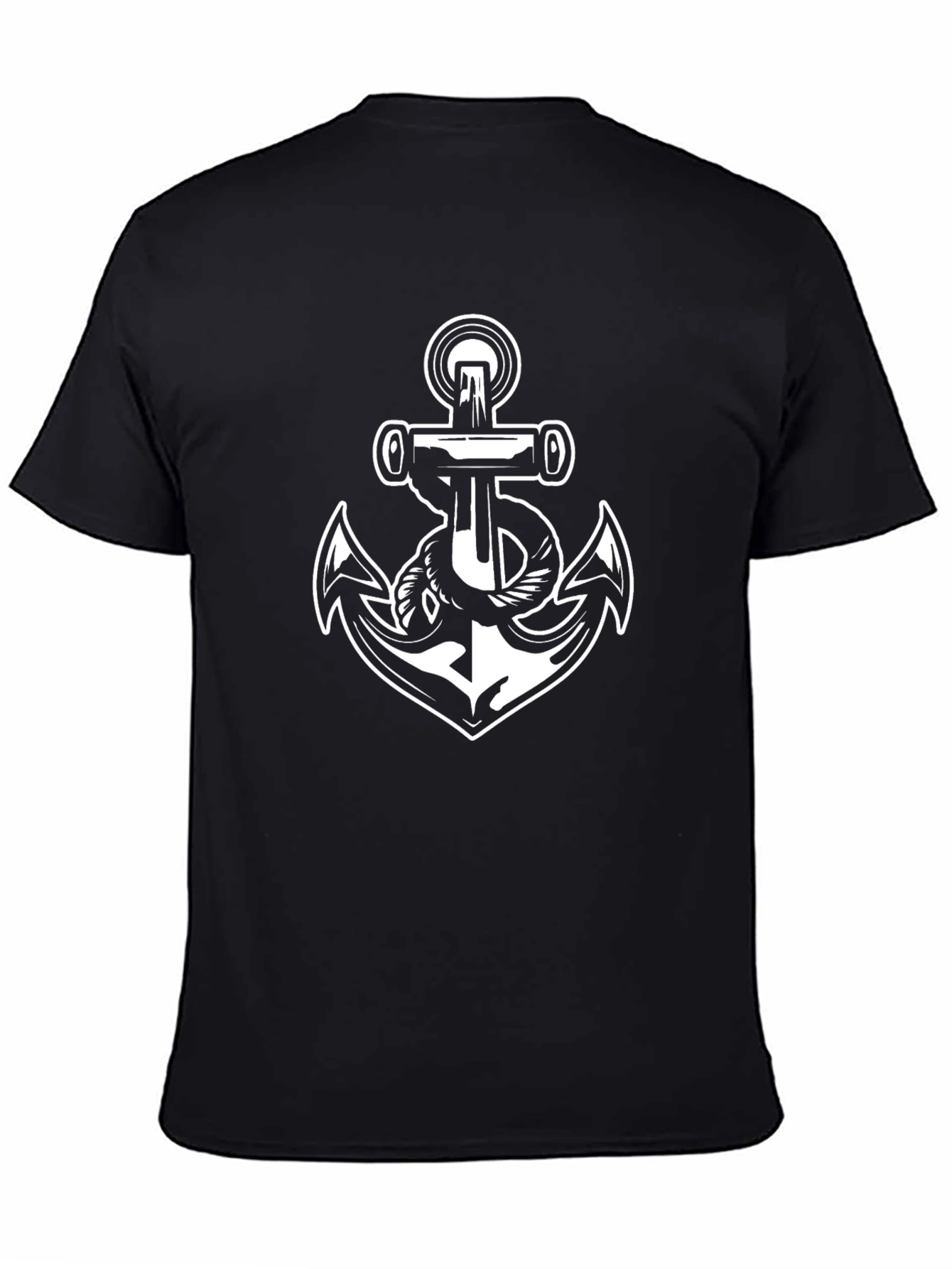 Nautical Anchor Graphic Tee - Classic Sailor Style
