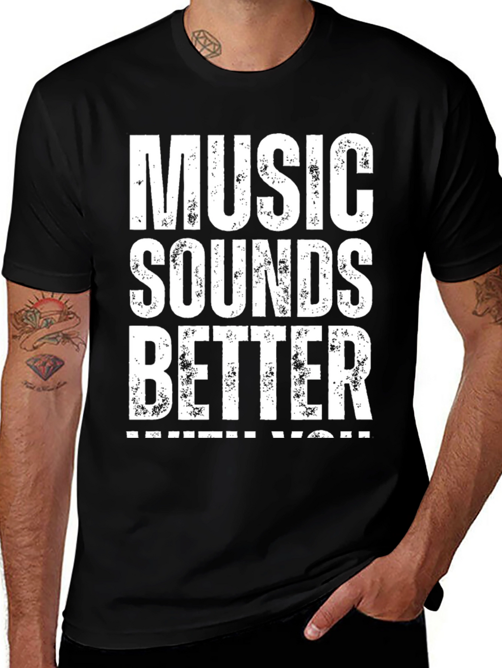 Music Sounds Better With You - Graphic Tee