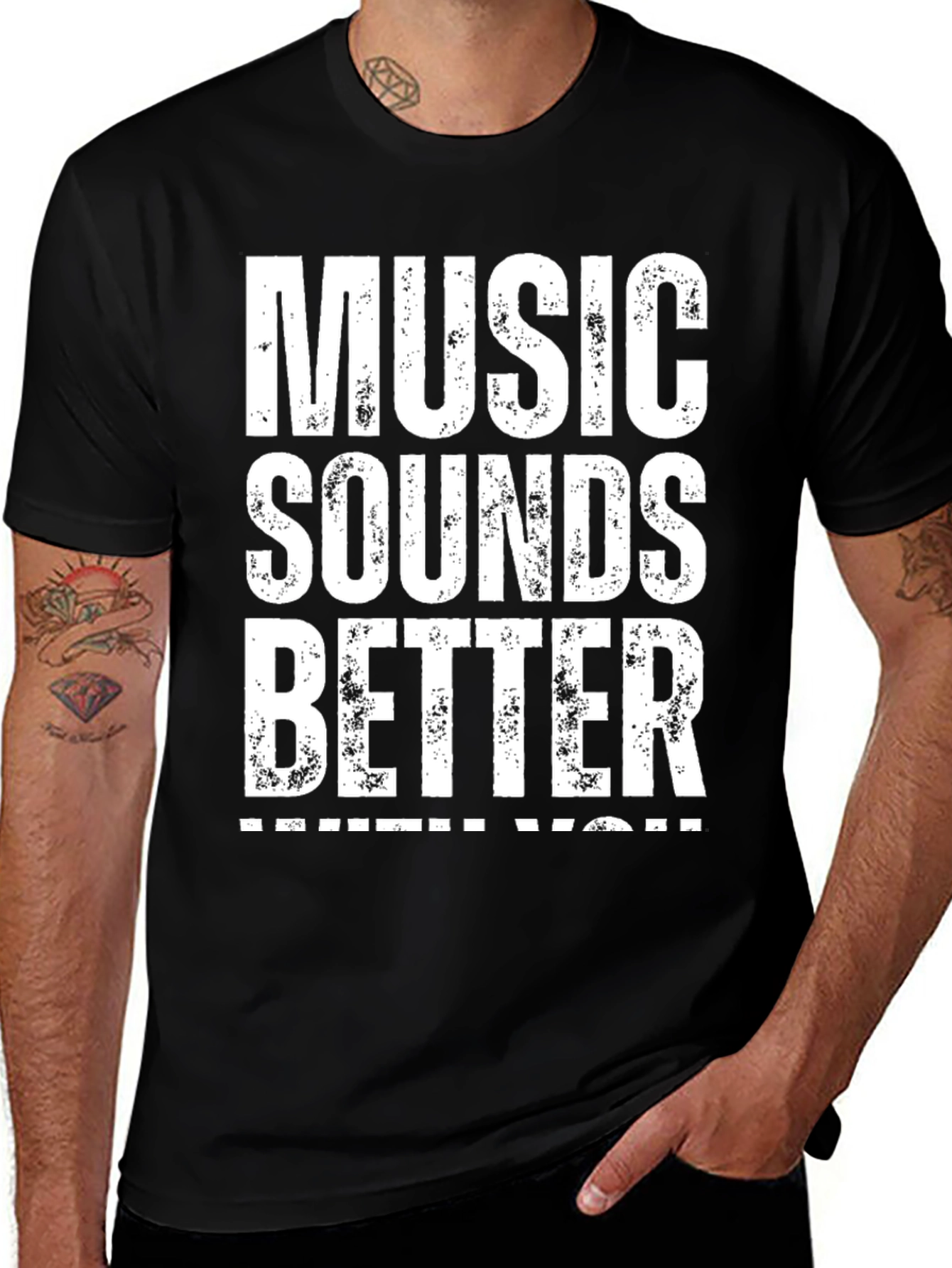 Music Sounds Better With You - Graphic Tee