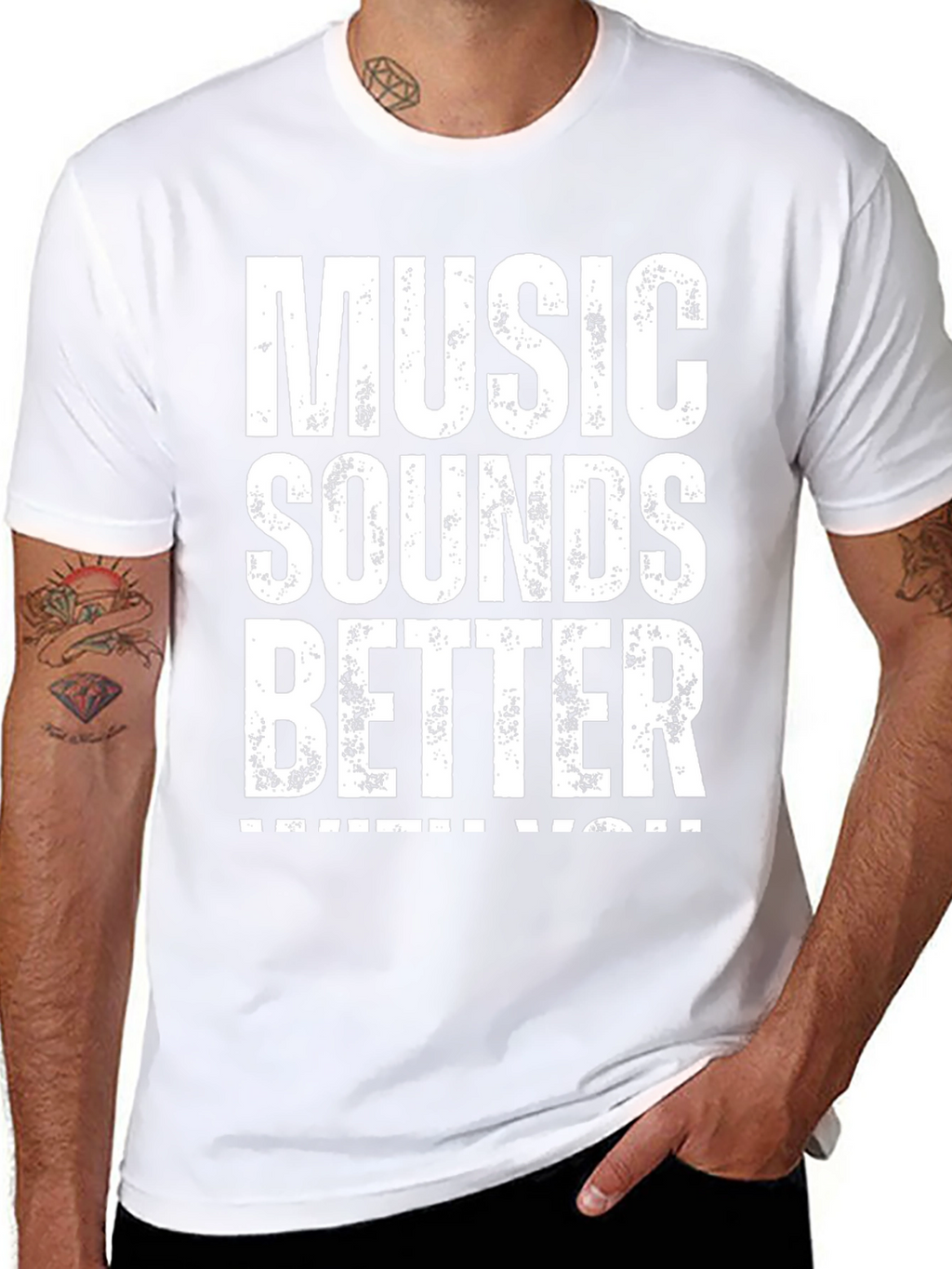 Music Sounds Better With You - Graphic Tee