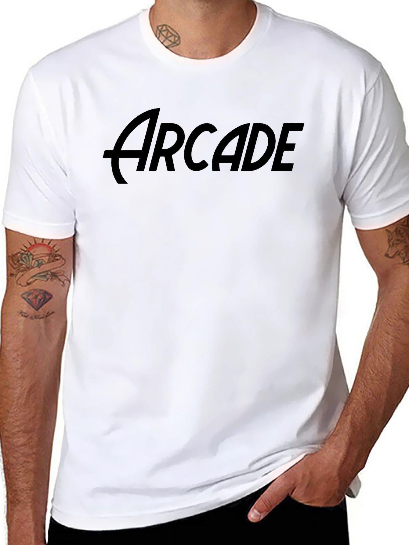 Arcade Graphic Tee - Retro Gaming Shirt