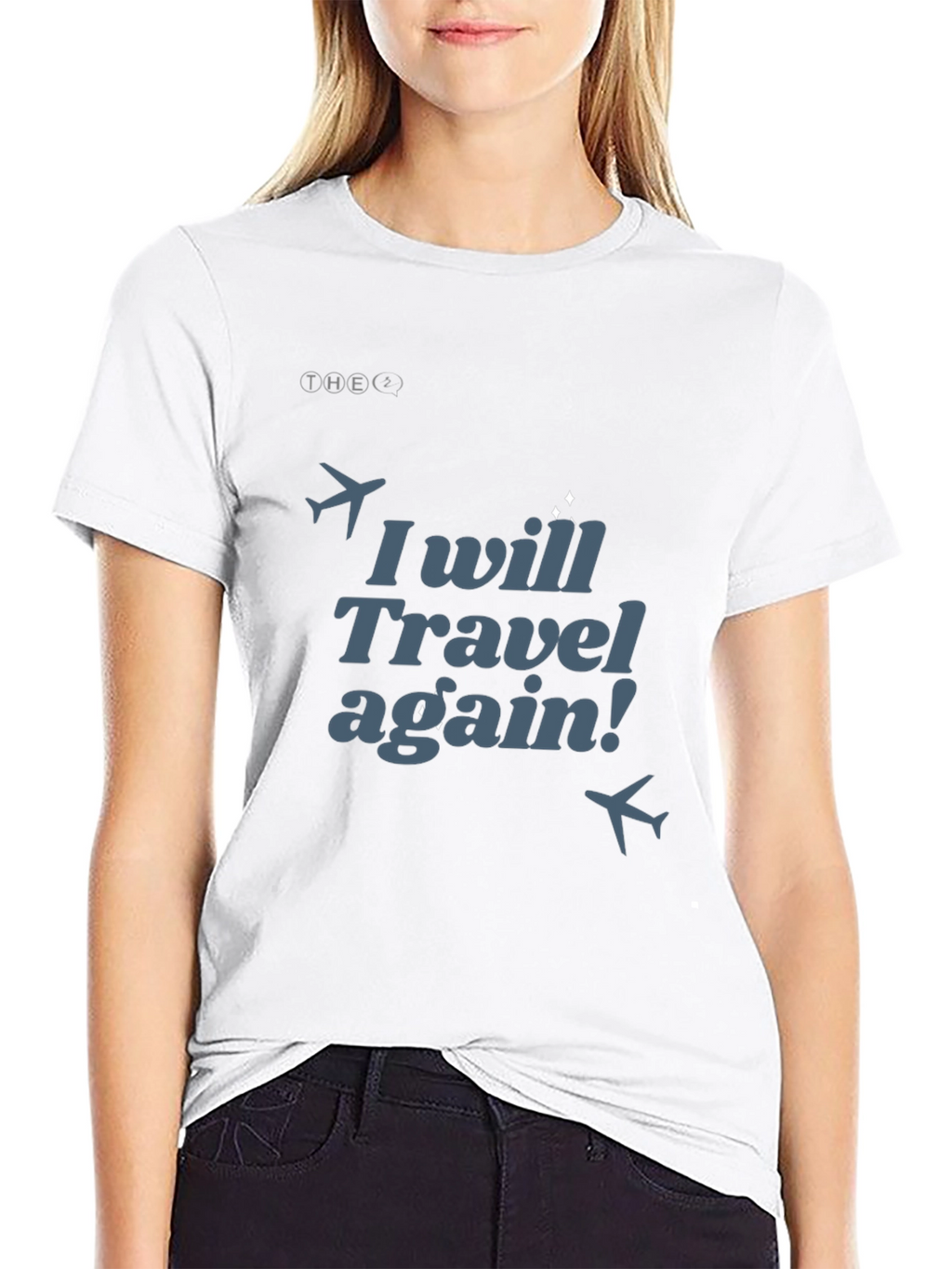 Travel Again Graphic T-Shirt - Mens Black Tee