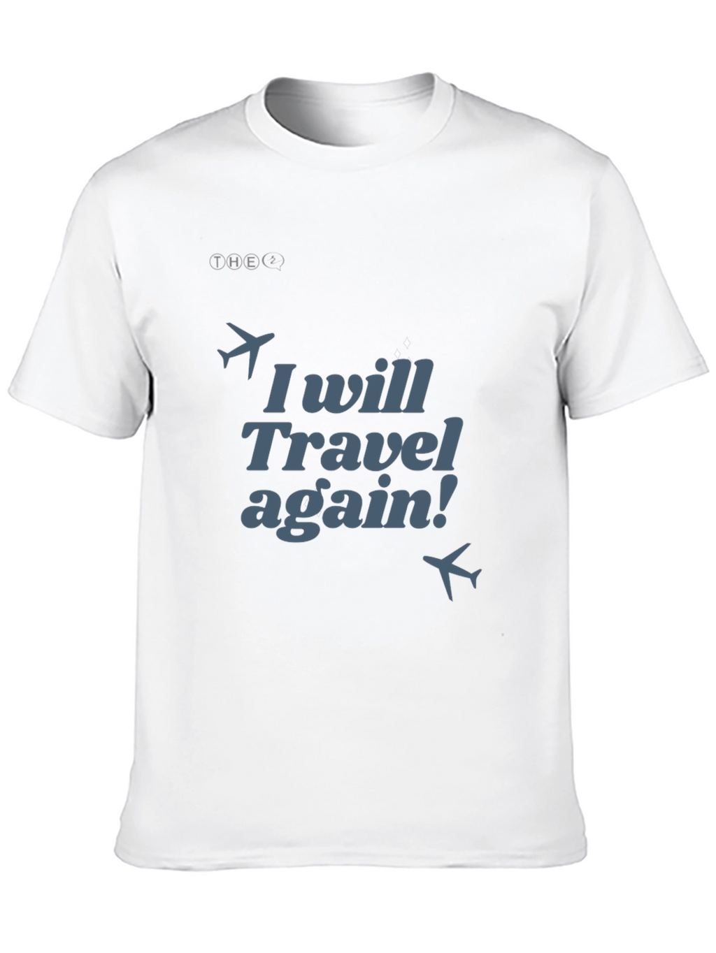 Travel Again Graphic T-Shirt - Mens Black Tee
