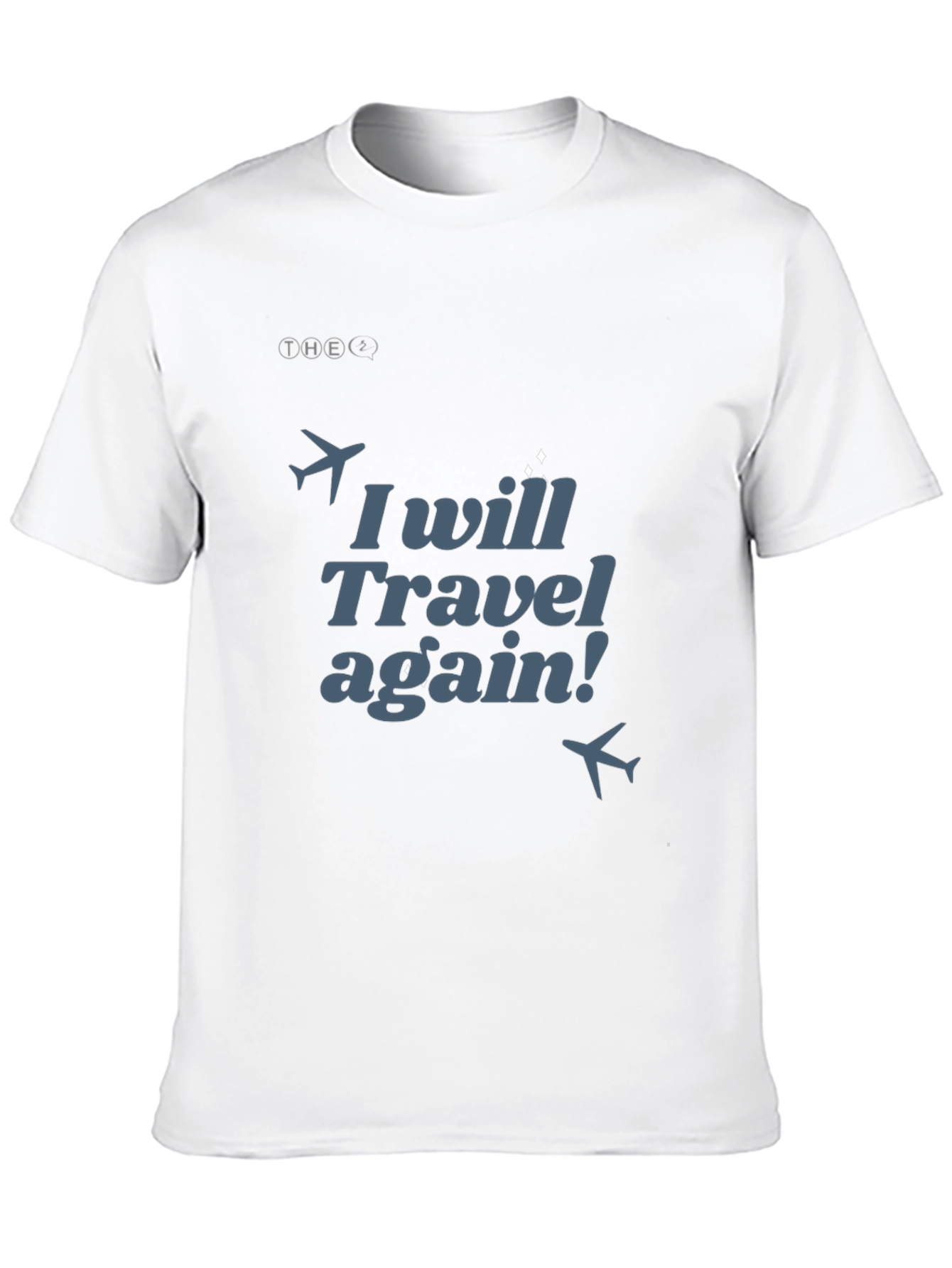 Travel Again Graphic T-Shirt - Mens Black Tee