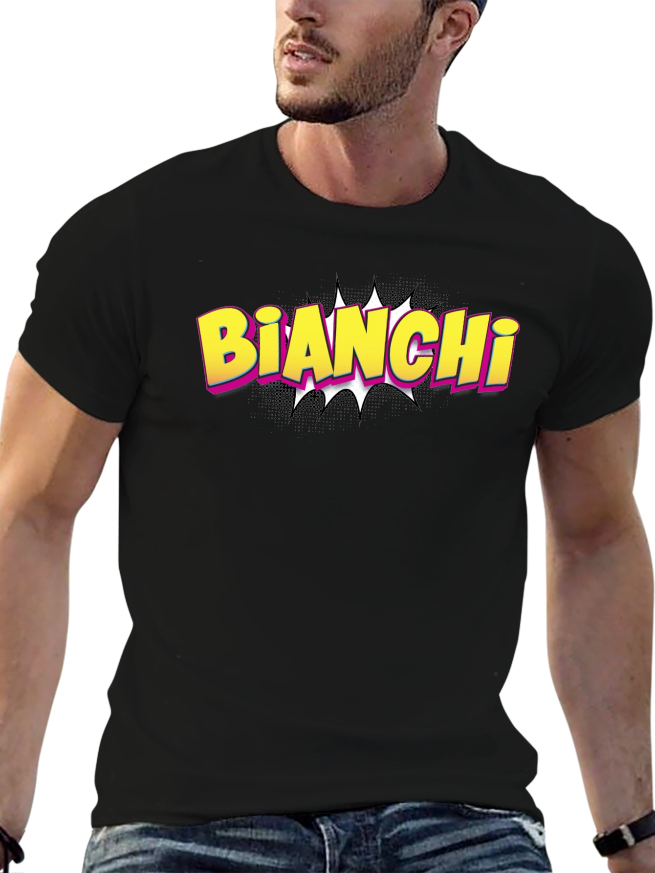 Bianchi Graphic Tee - Mens Black T-Shirt
