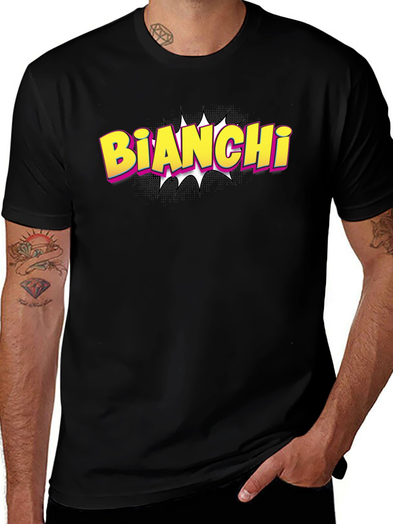 Bianchi Graphic Tee - Mens Black T-Shirt