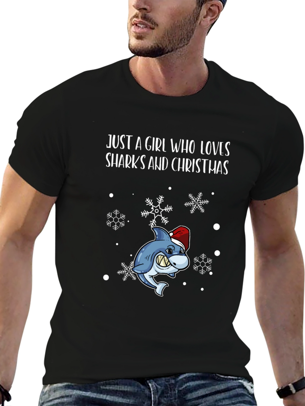 Shark Christmas T-Shirt