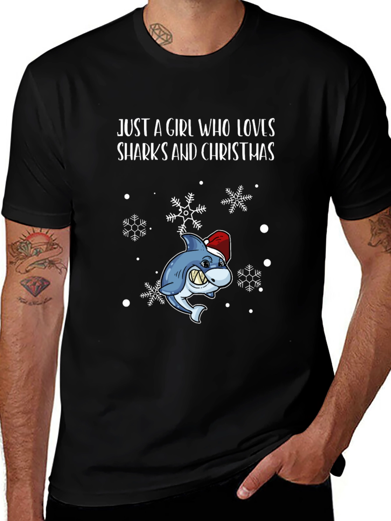 Shark Christmas T-Shirt