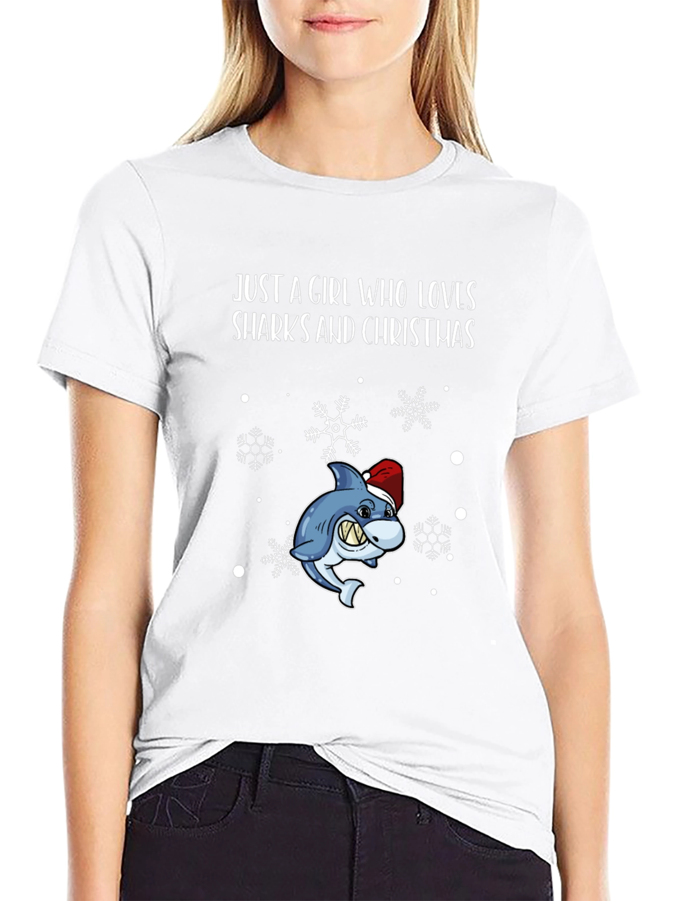 Shark Christmas T-Shirt