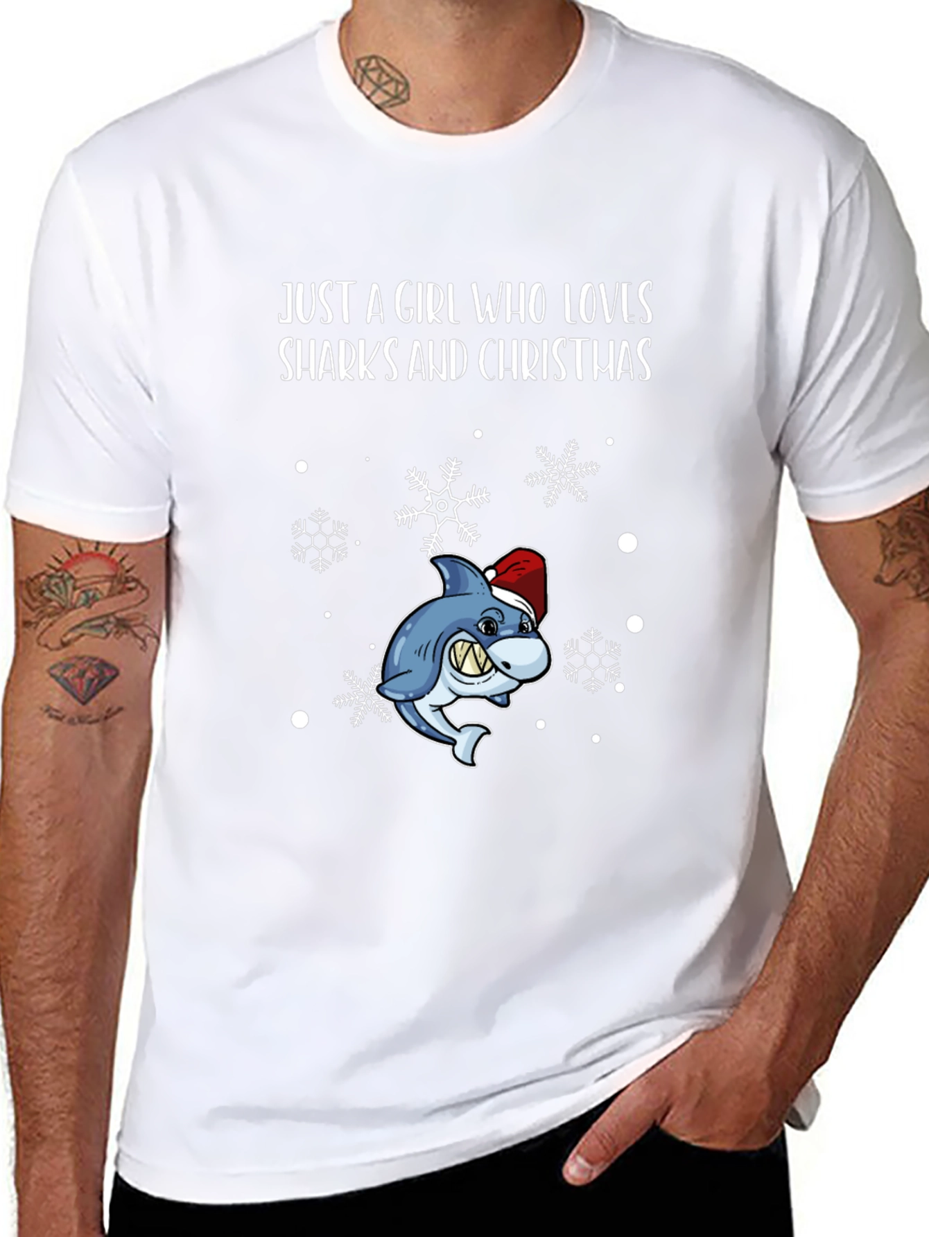 Shark Christmas T-Shirt