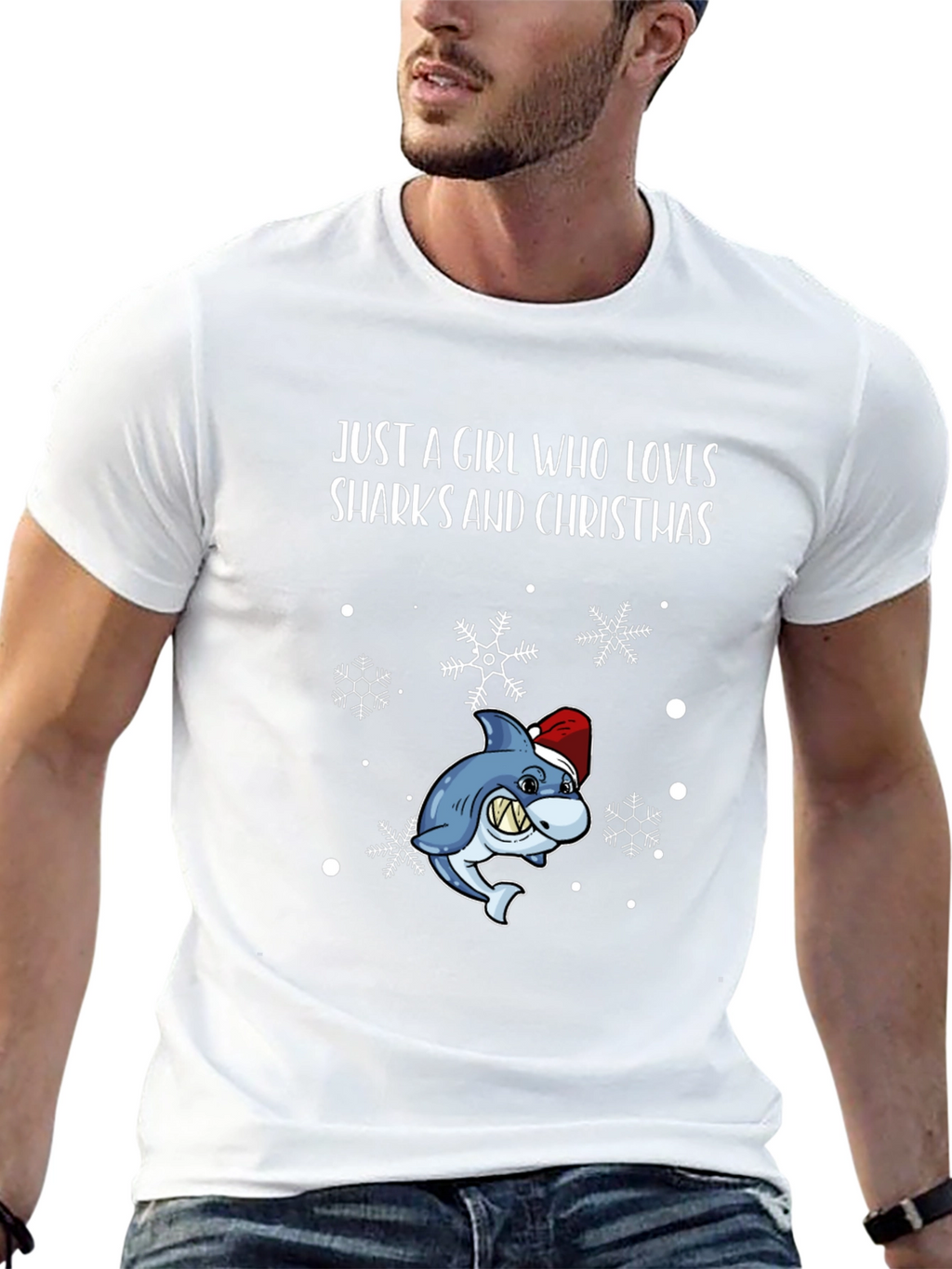 Shark Christmas T-Shirt