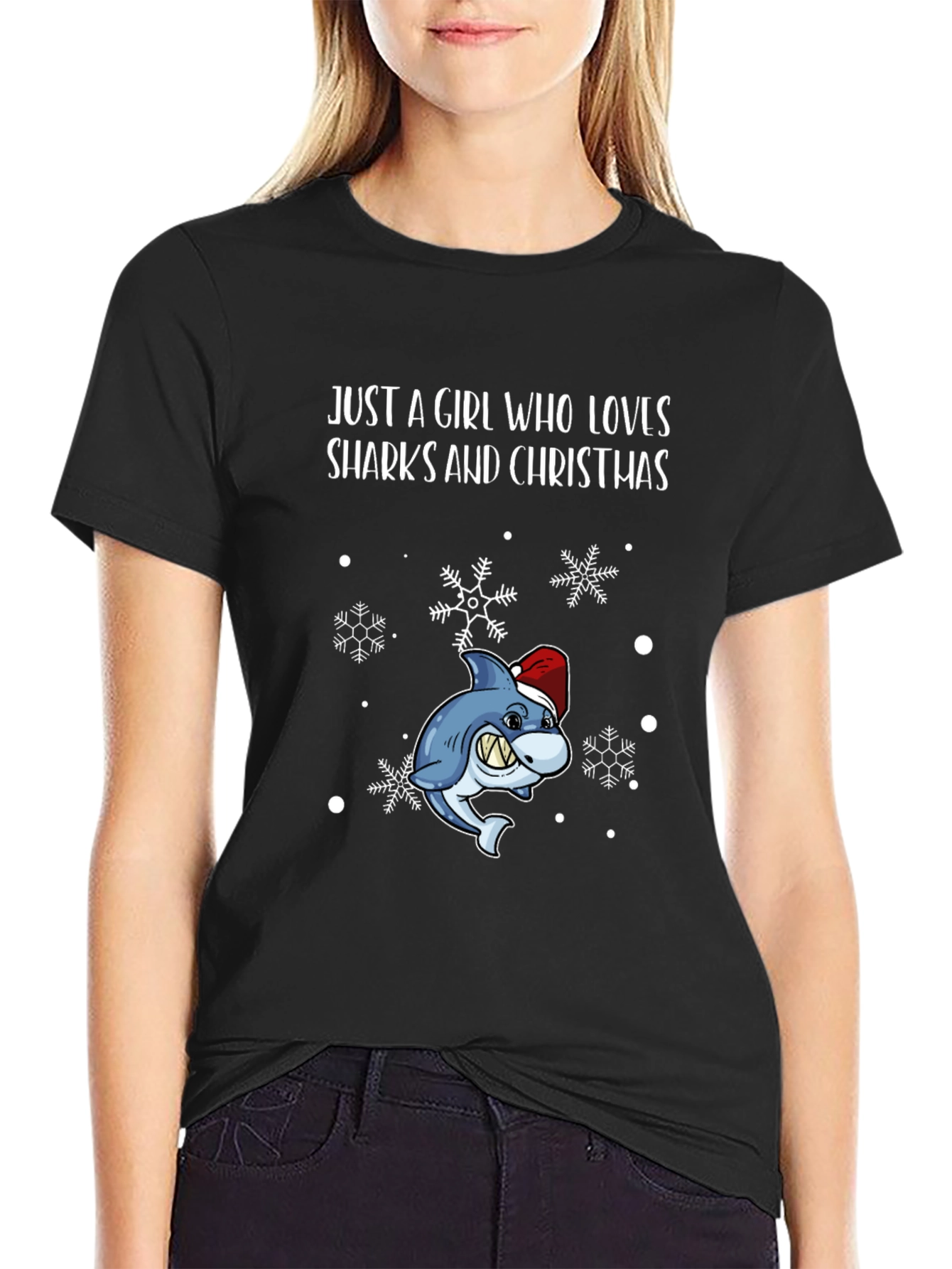 Shark Christmas T-Shirt