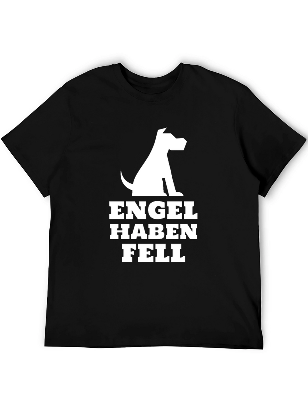Engel Haben Fell T-Shirt Dog Lover Tee