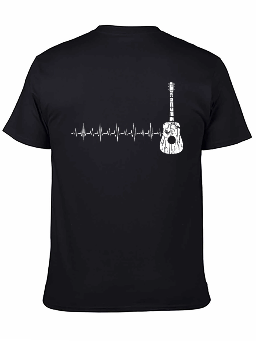 Guitar Heartbeat T-Shirt - Music Lover Tee