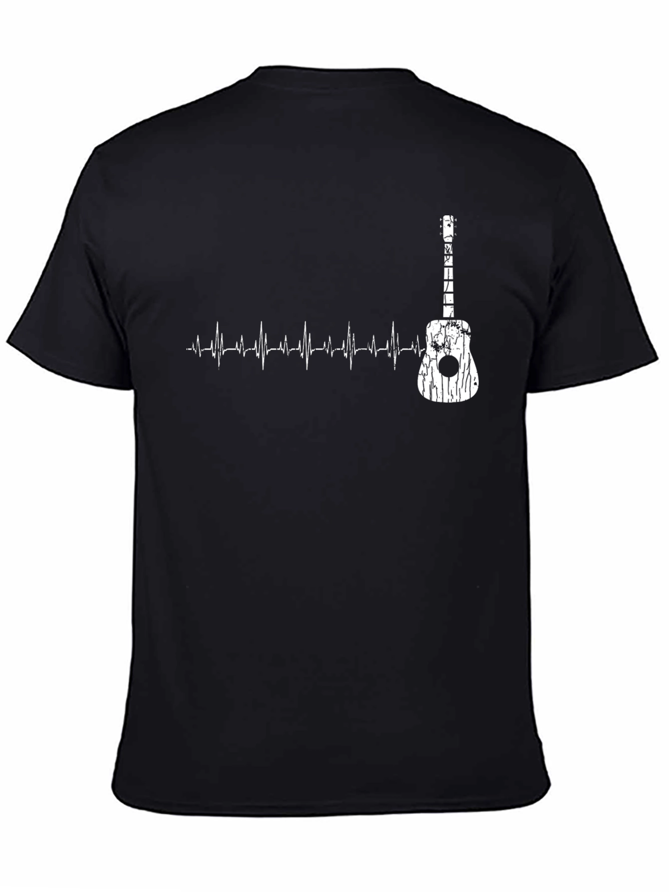 Guitar Heartbeat T-Shirt - Music Lover Tee