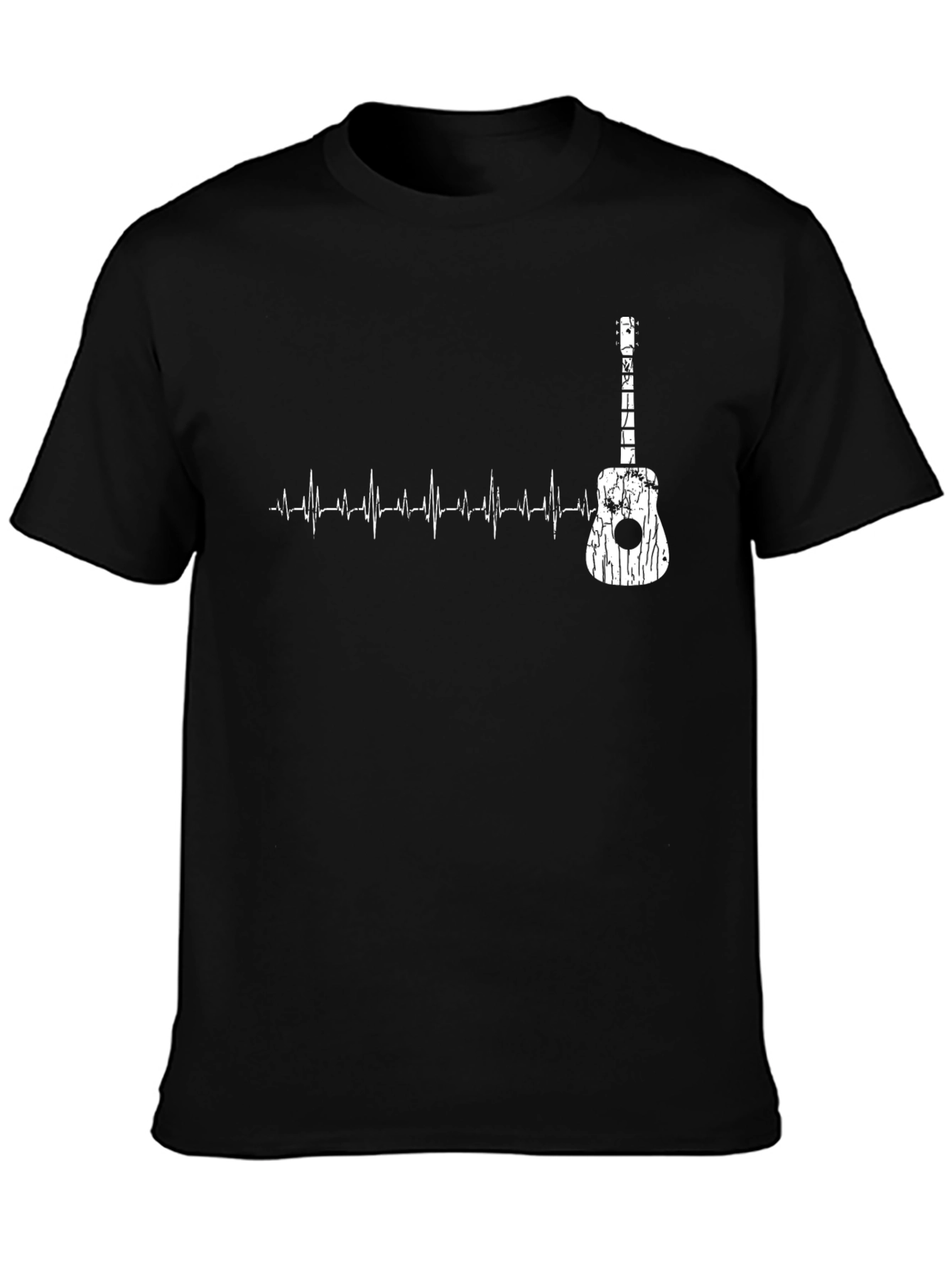 Guitar Heartbeat T-Shirt - Music Lover Tee