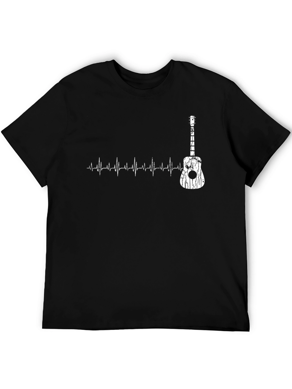 Guitar Heartbeat T-Shirt - Music Lover Tee