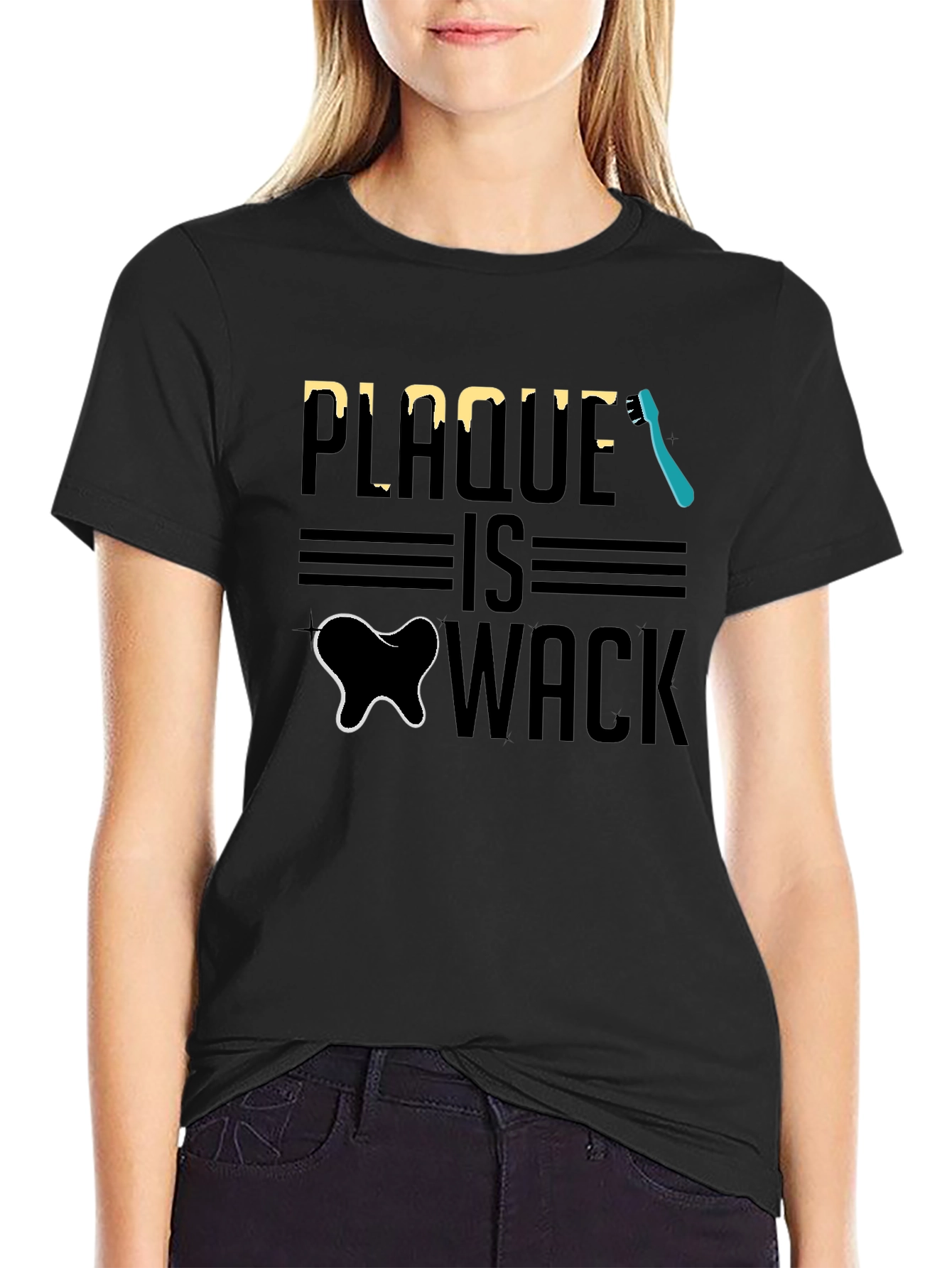 Plaque is Wack Funny Dental T-Shirt