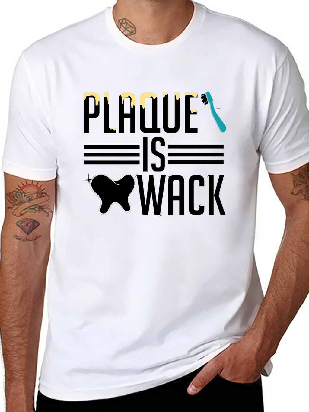 Plaque is Wack Funny Dental T-Shirt