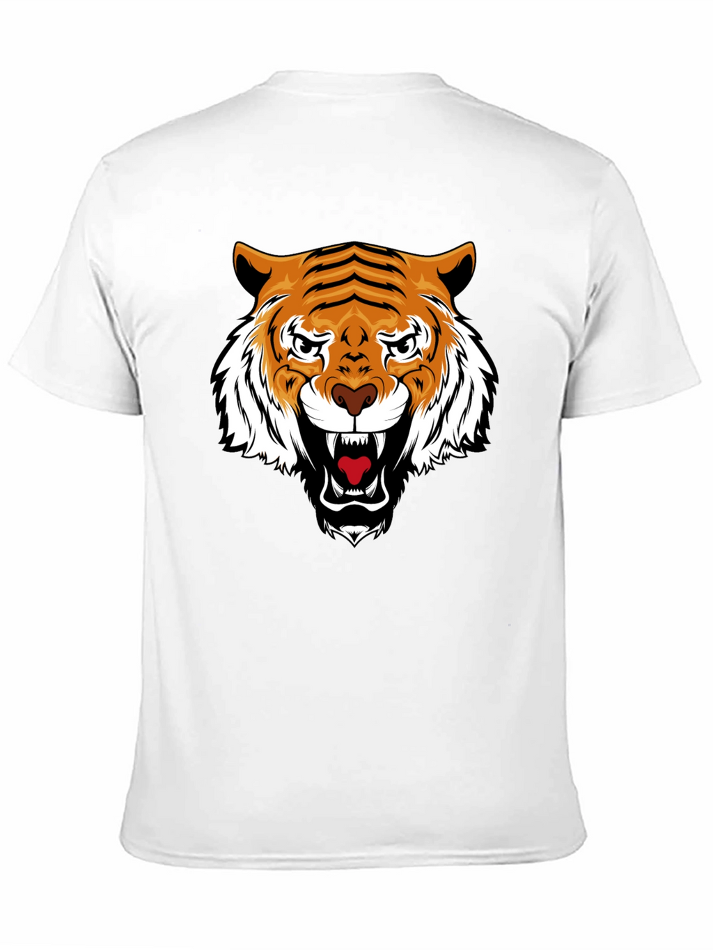 Tiger Graphic Black Tee - Fierce Style