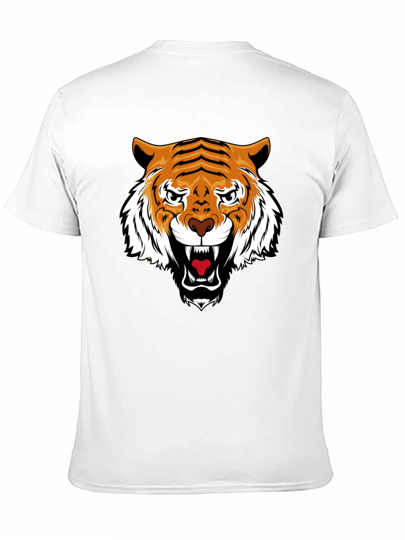 Tiger Graphic Black Tee - Fierce Style