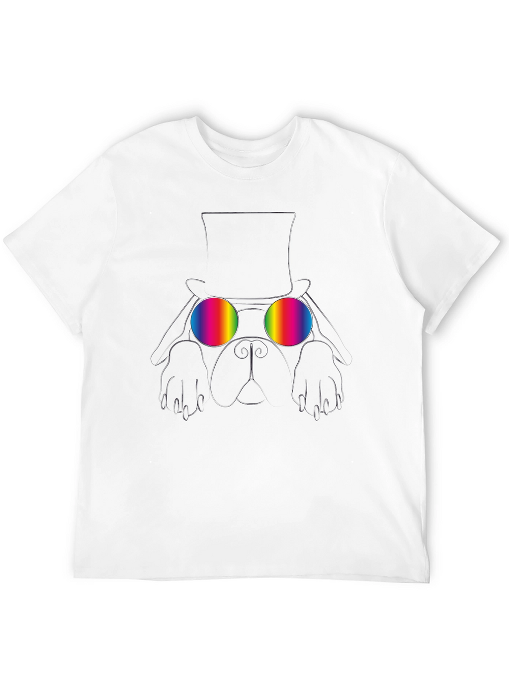 Rainbow Glasses Graphic Tee