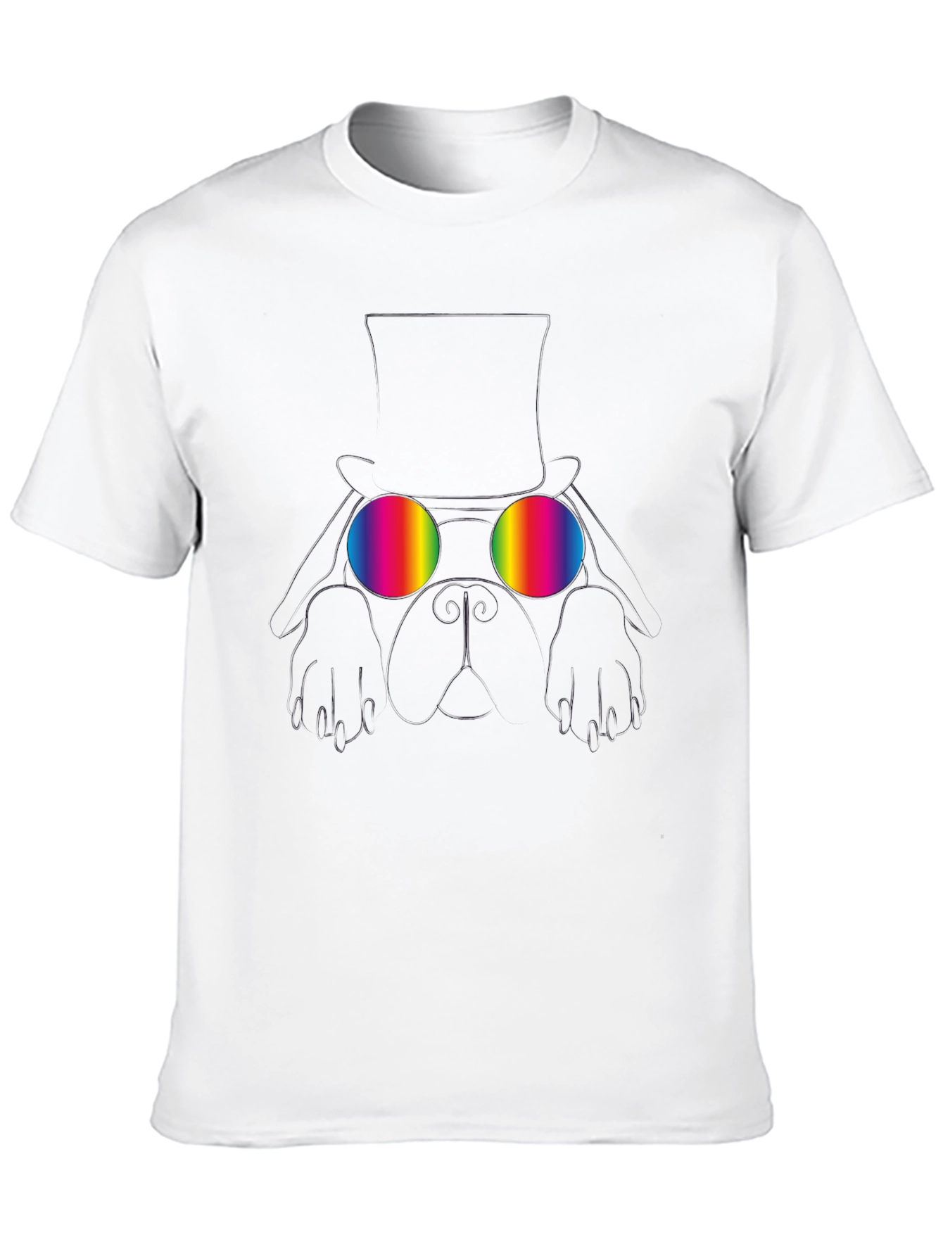 Rainbow Glasses Graphic Tee