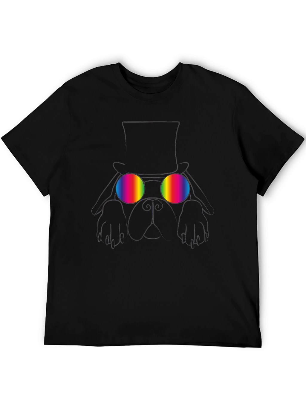Rainbow Glasses Graphic Tee