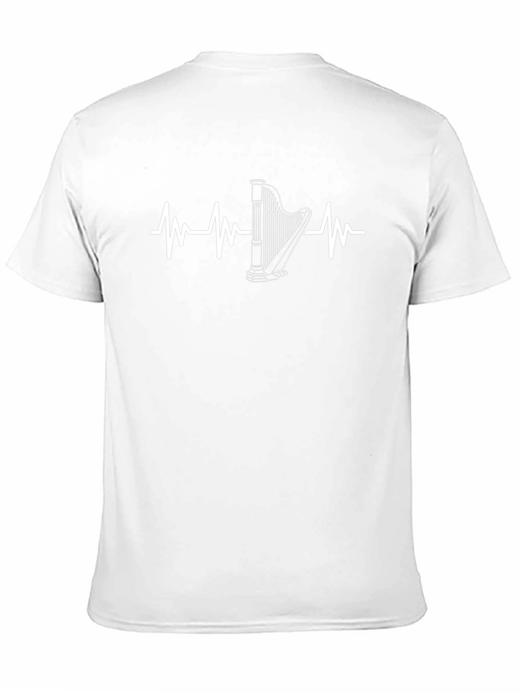Harp Heartbeat T-Shirt - Music Lover Tee