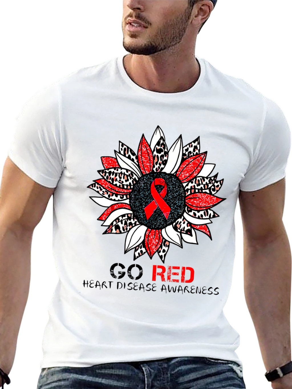 Go Red Heart Disease Awareness T-Shirt