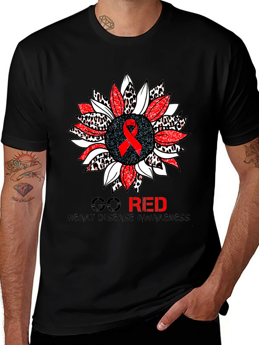 Go Red Heart Disease Awareness T-Shirt