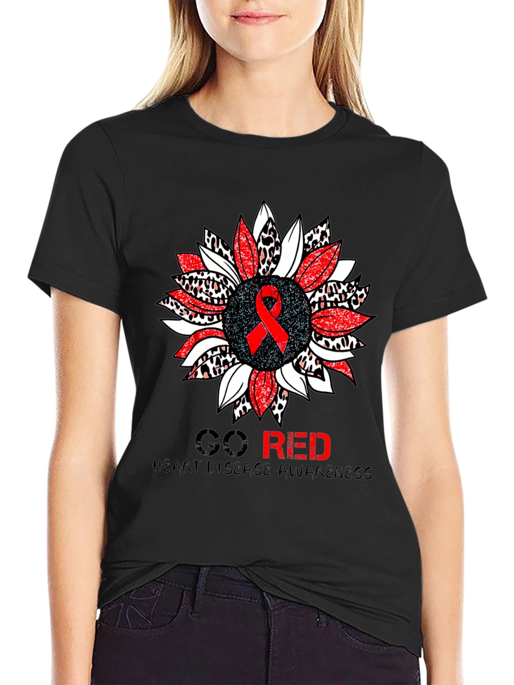 Go Red Heart Disease Awareness T-Shirt