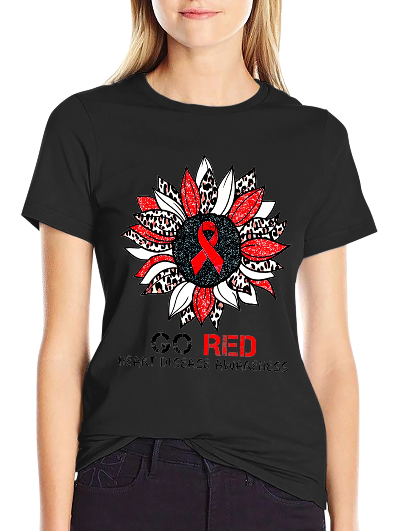 Go Red Heart Disease Awareness T-Shirt