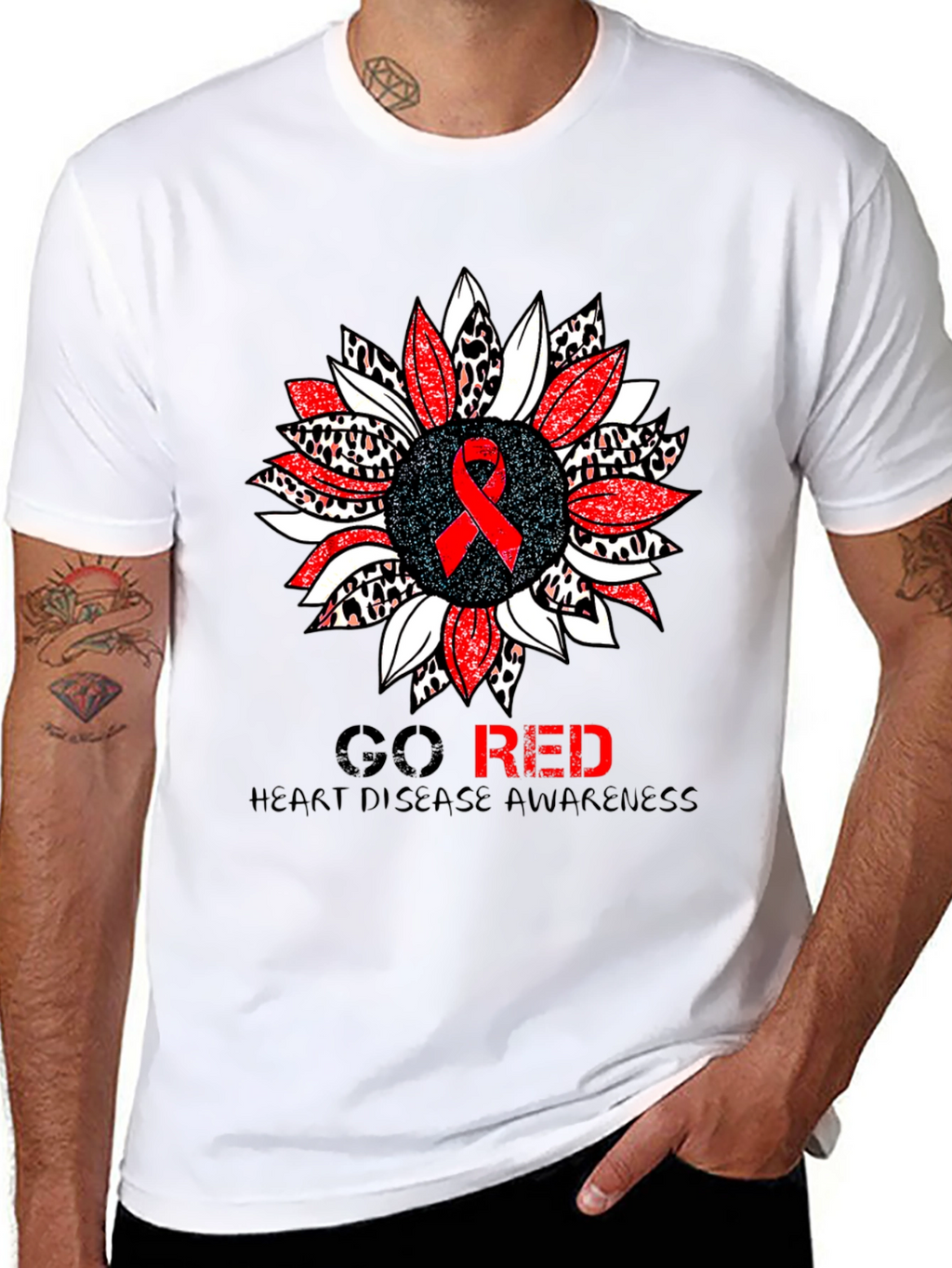 Go Red Heart Disease Awareness T-Shirt